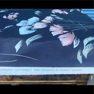 Vintage 1988 Schumacher Excl. Copyright Design by Robert Gasper fabric 59 x 108